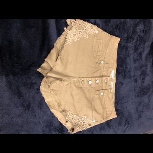 High waisted shorts